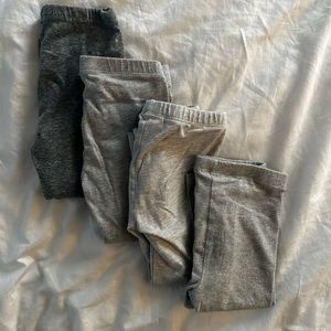 4pack- Toddler Grey Leggings